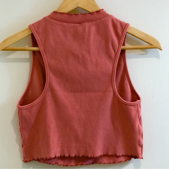 Free People Movement Courage Crop Top Red Clay Size Large. - Picture 8 of 16